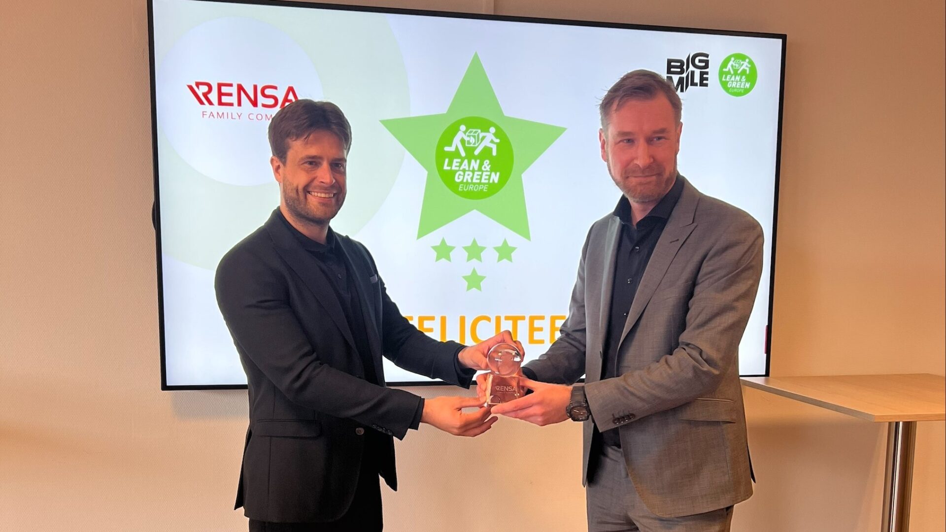 4e Star voor Rensa: ‘Gewoon doen’ - Lean & Green