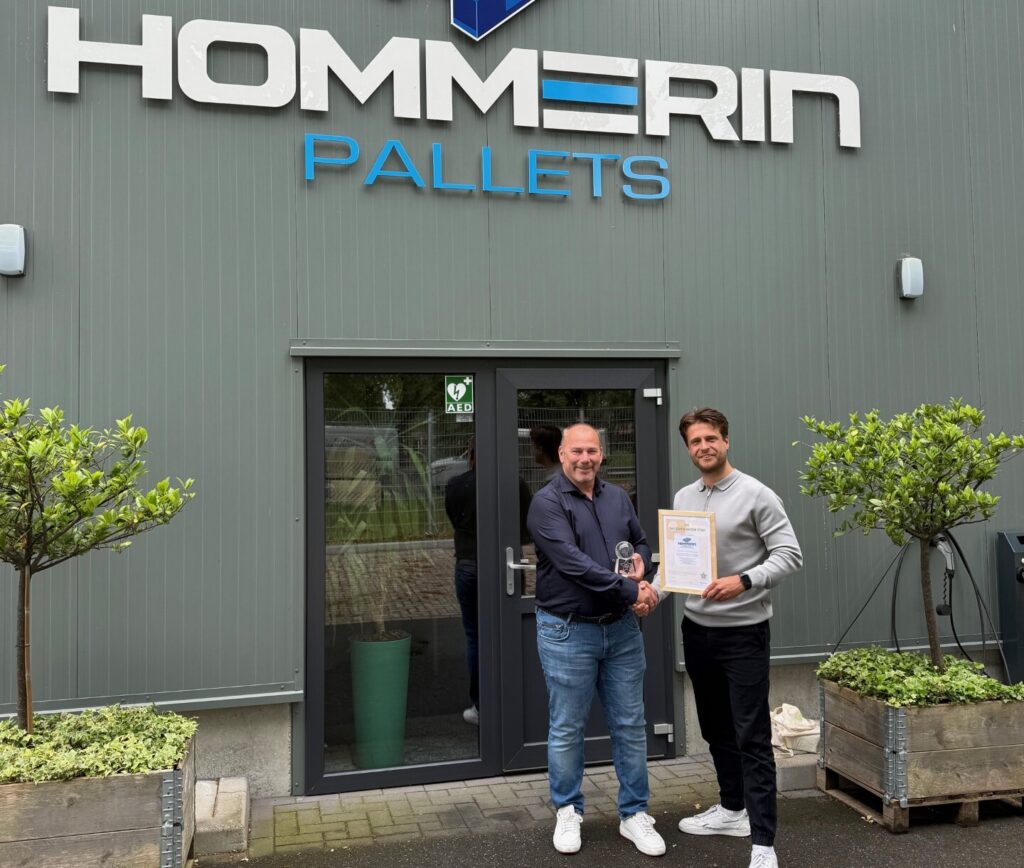 Uitreiking van de 1e Lean & Green Star bij Hommerin Pallets