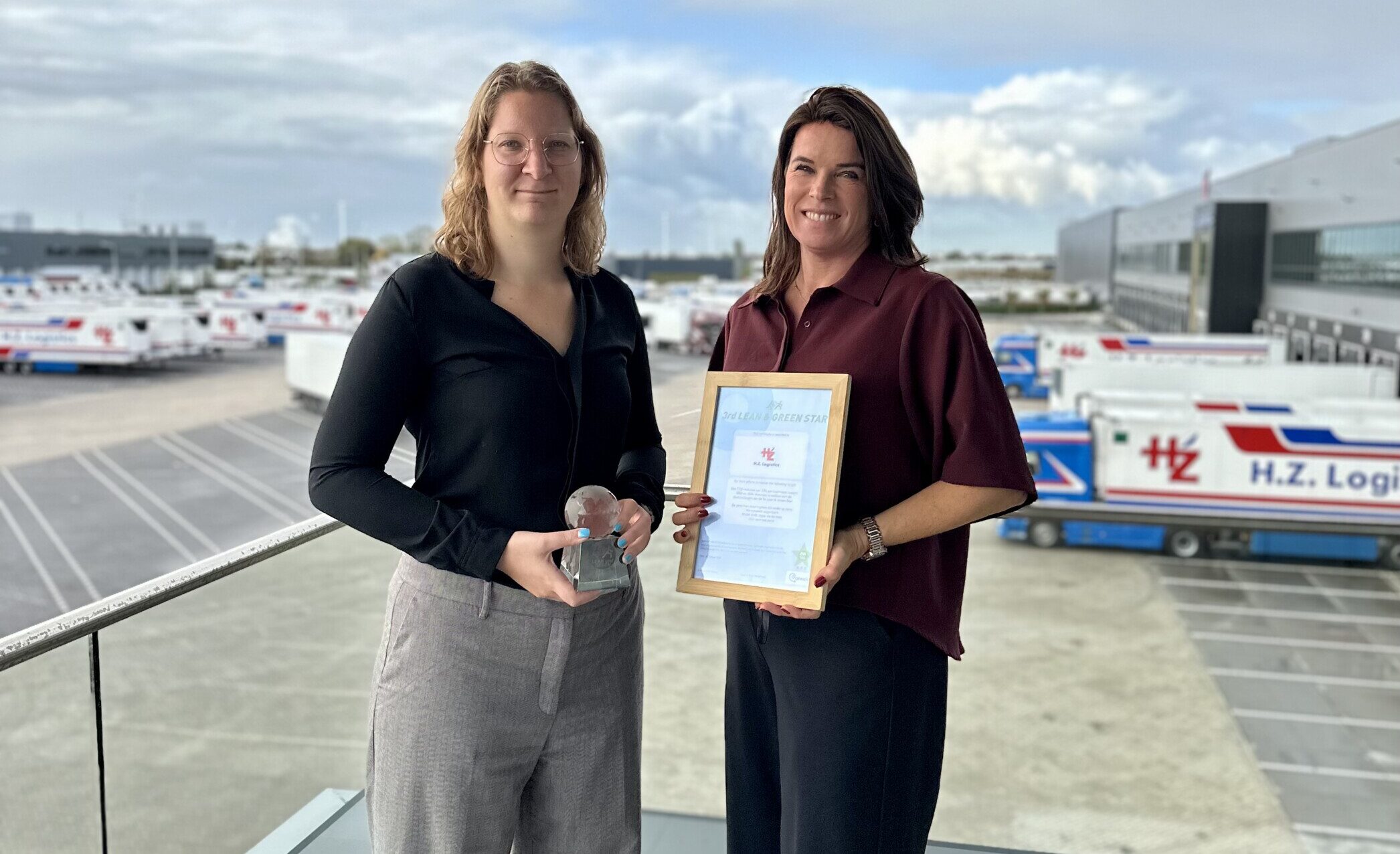 Uitreiking 3e Lean & Green Star voor H.Z. Logistics