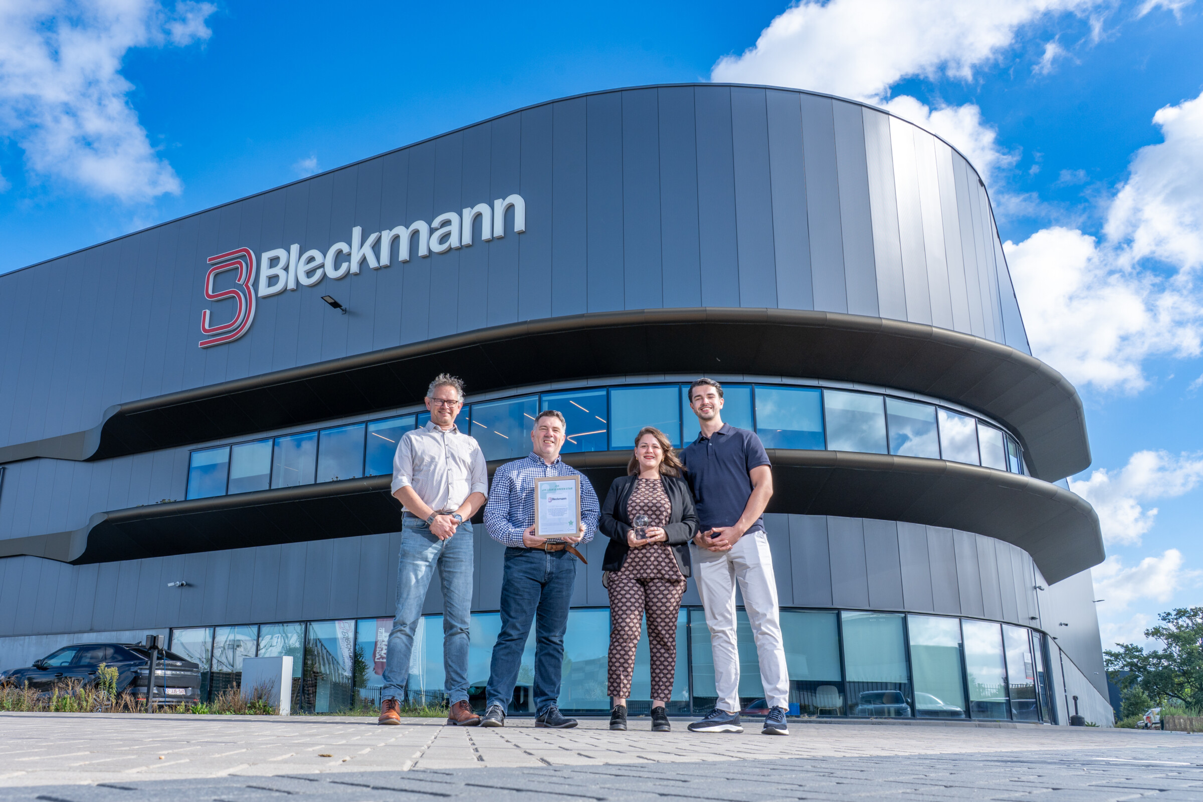 Uitreiking 4e Lean & Green Star bij Bleckmann