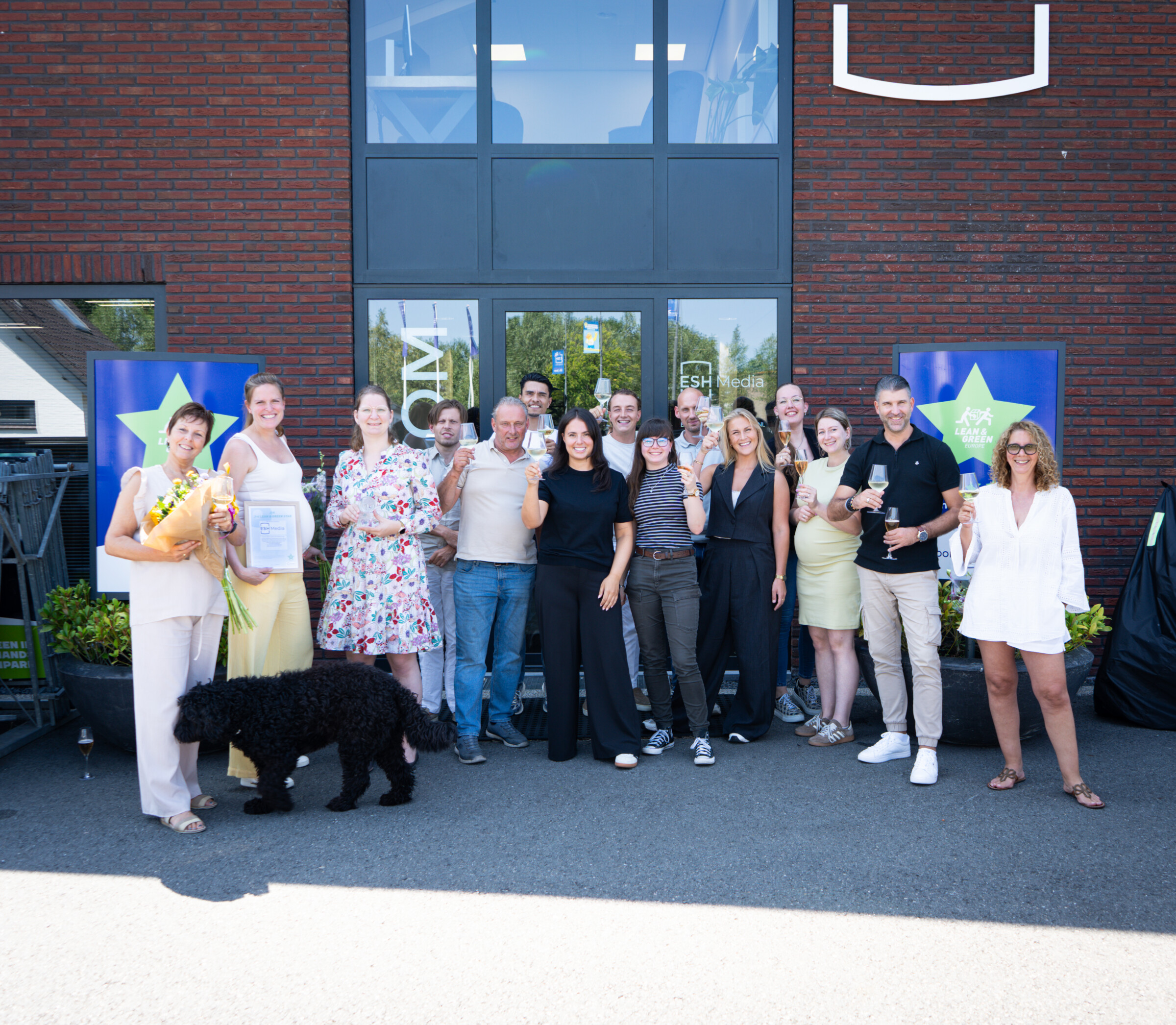 Uitreiking van de 3e Lean & Green Star bij ESH Media