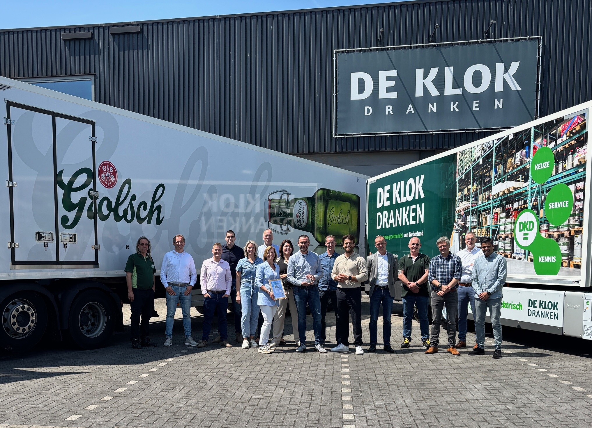 3e Lean & Green Star uitreiking bij Koninklijke Grolsch en De Klok Dranken