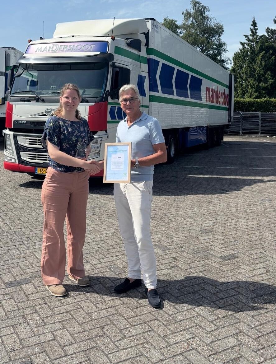 Uitreiking 3e Lean & Green Star bij Mandersloot