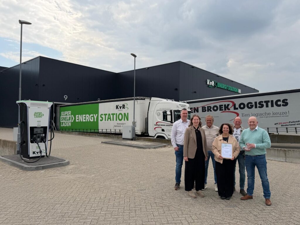 Uitreiking van Lean & Green Star bij Van den Broek Logistics