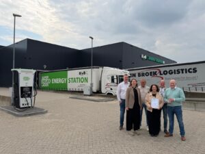 Uitreiking van Lean & Green Star bij Van den Broek Logistics