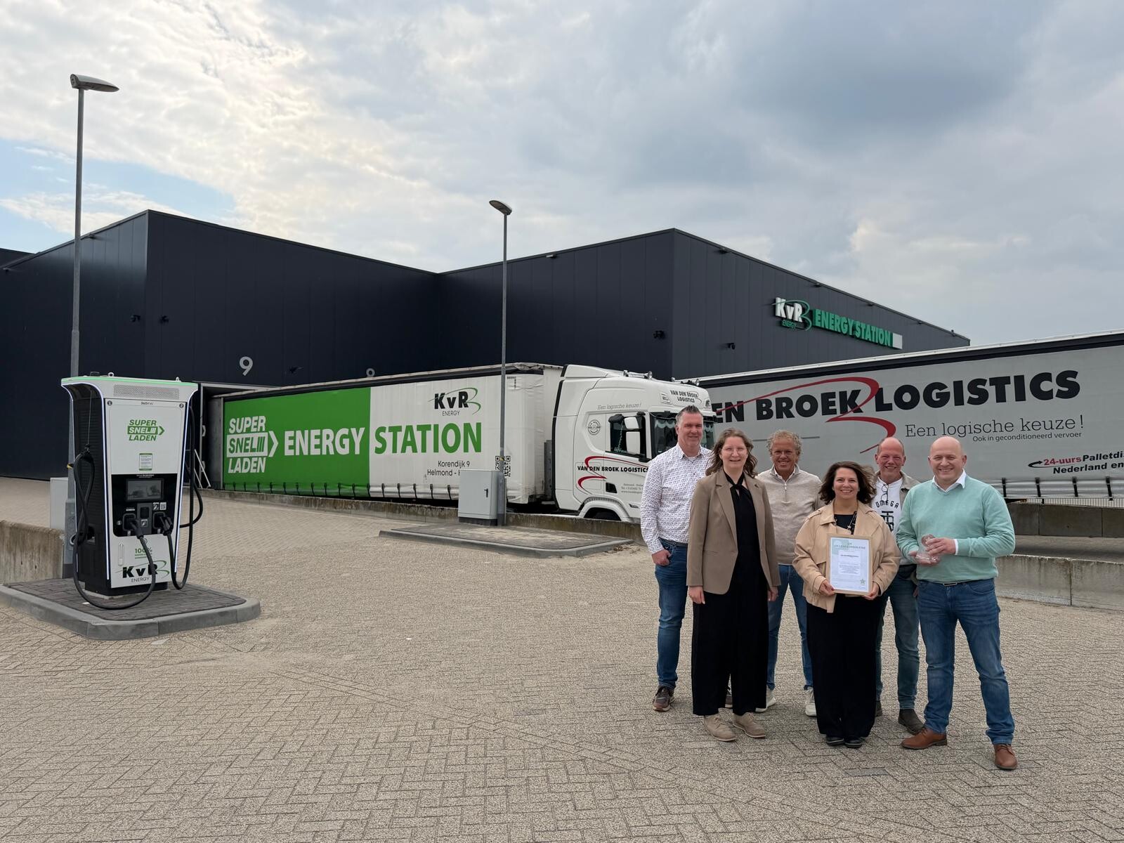 4e Star voor Van den Broek Logistics - Lean & Green